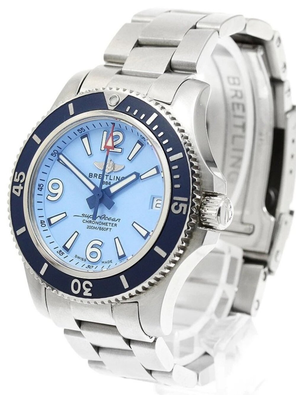 BREITLING Super Ocean Date blue Dial Automatic Boy's Watch_944354
